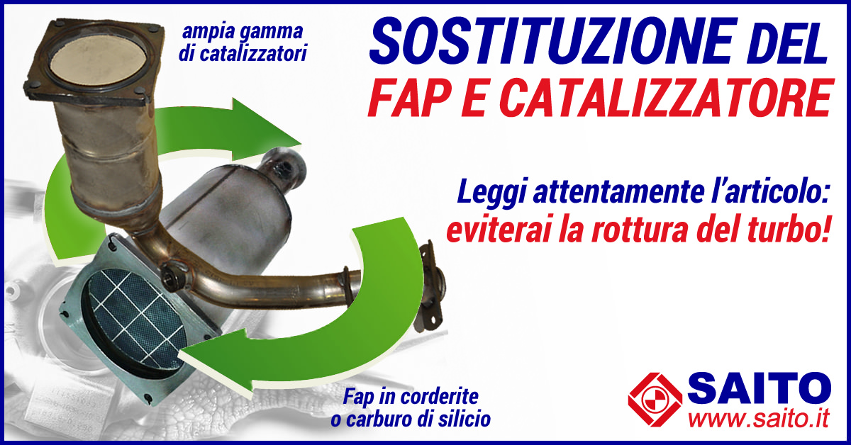 Sostituzione del fap o catalizzatore | SAITO