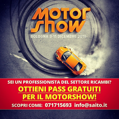 Ottieni un Pass Gratuito per il Motorshow!