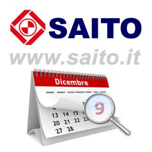 Chiusura 9 Dicembre 2016 | SAITO