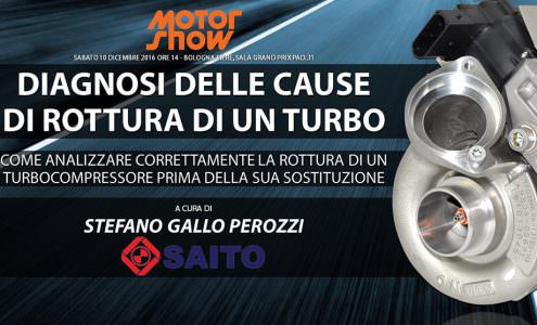 Convegno Diagnosi Cause Rottura Turbocompressore (slide01) | SAITO