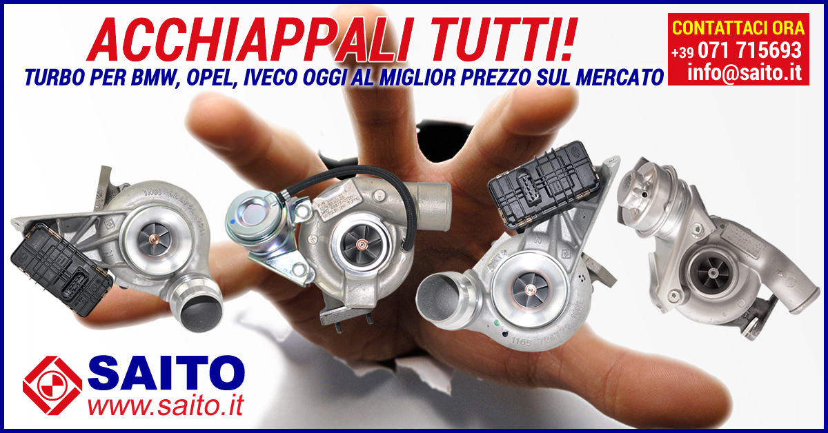 Offerta Turbocompressori Mitsubishi: 