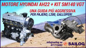 Motore Hyundai AH22 + Kit SM140VGT | SAITO/SAILOG