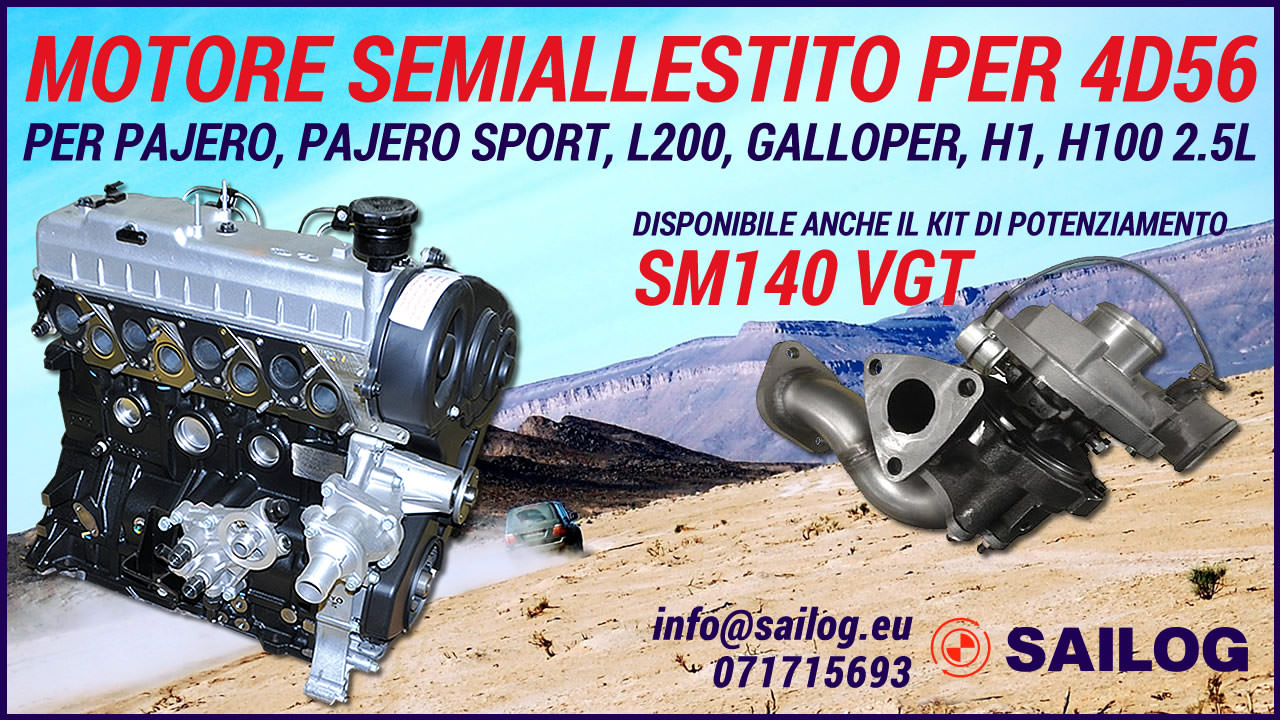 Motore semi-completo per 4D56 / D4BH | SAITO/SAILOG