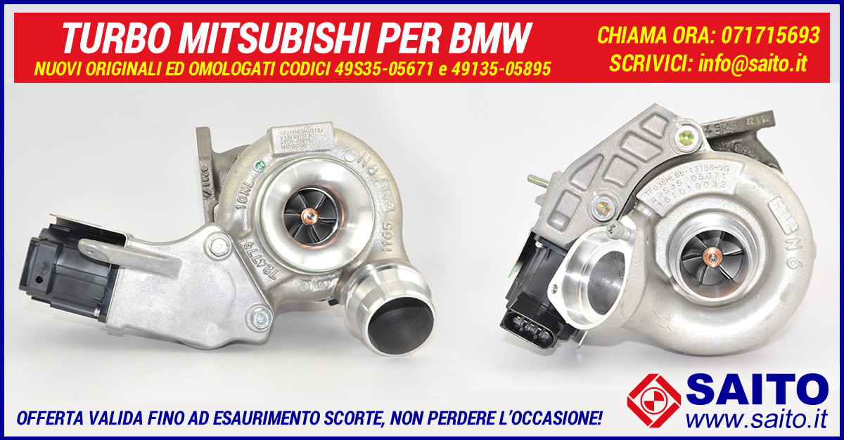 Offerta Turbo Mitsubishi per applicazioni BMW | SAITO