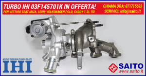 Turbo nuovo originale ihi 03F145701K in offerta | SAITO