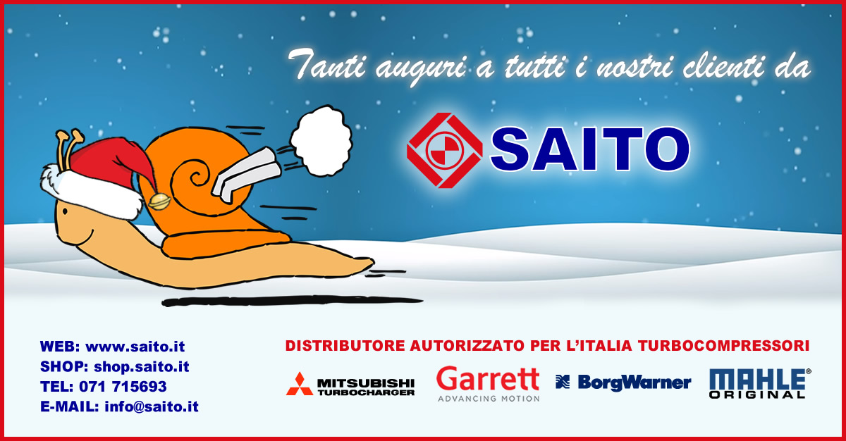 Buon Natale 2018 e Felice Anno Nuovo da SAITO