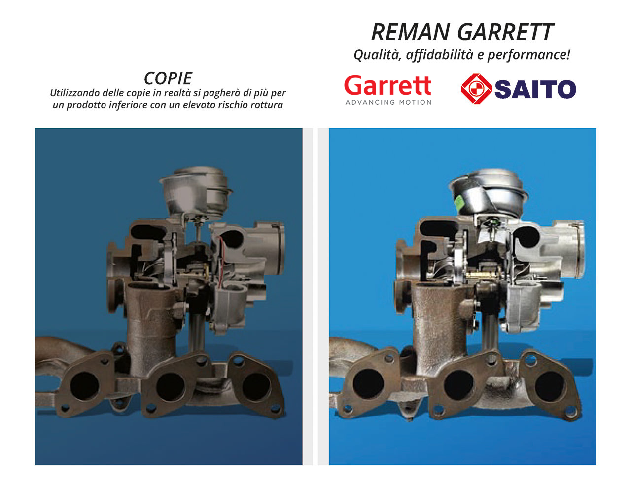Turbocompressori Original Reman Garrett | SAITO
