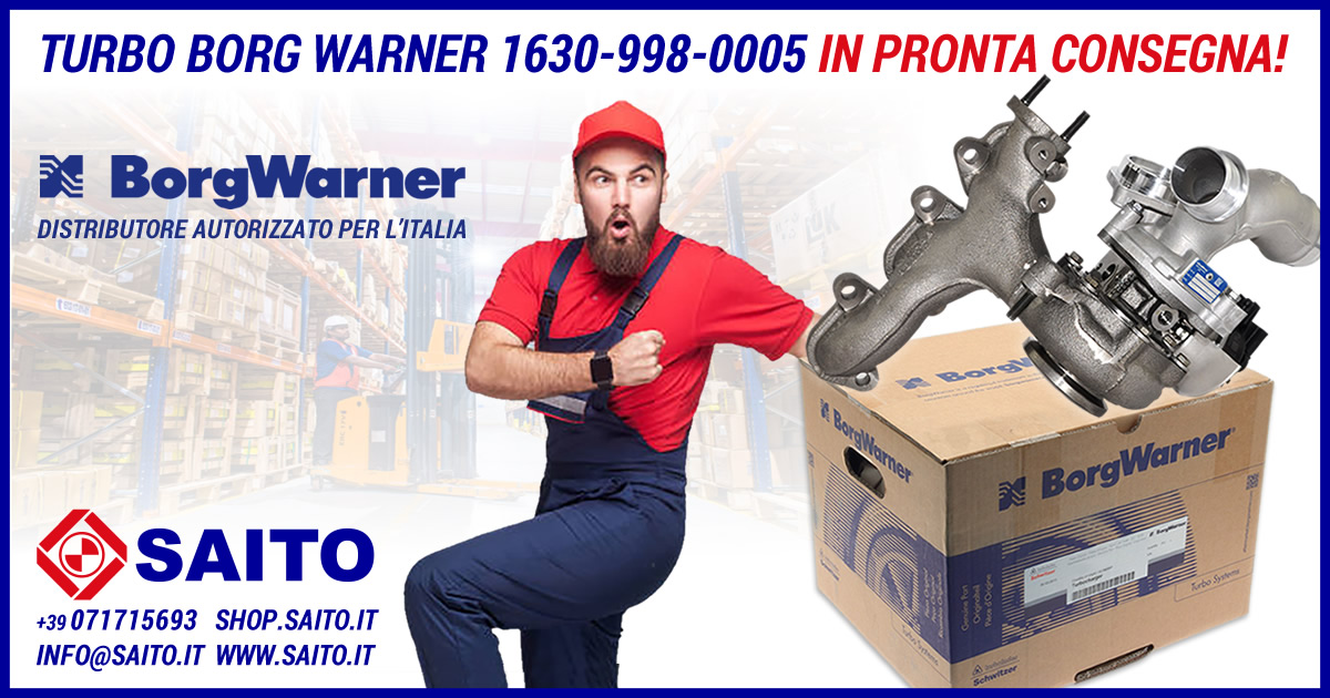 Non fartelo scappare! Turbo BorgWarner 1630-998-0005