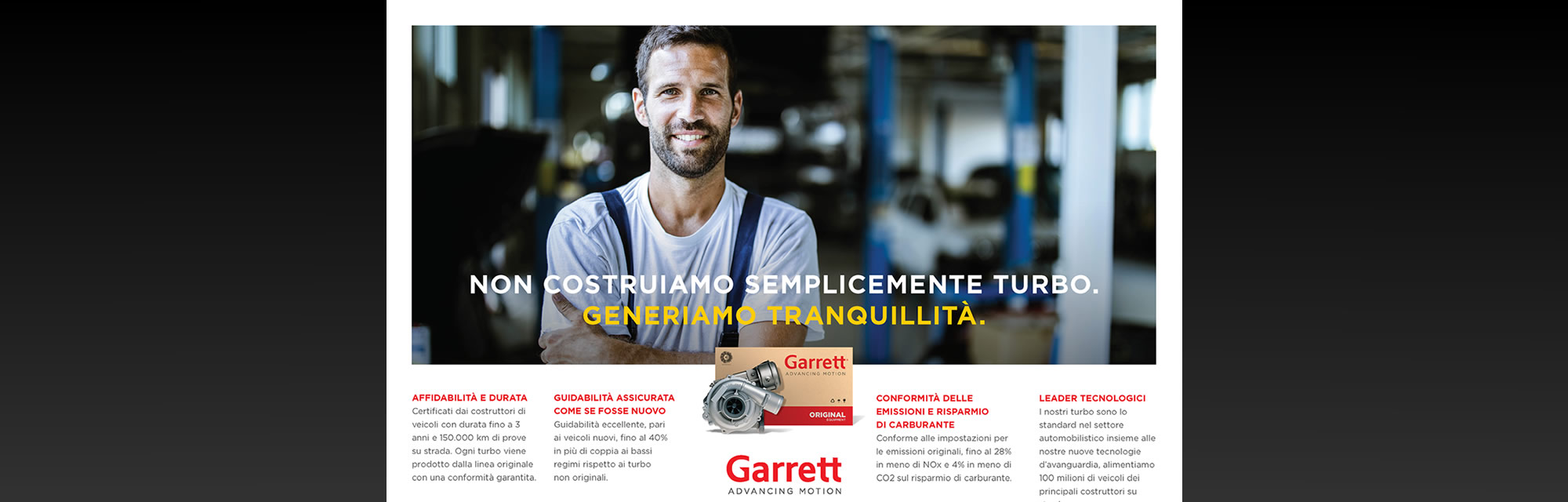 Garrett: non costruiamo semplicemente turbo. Generiamo tranquillità. | SAITO