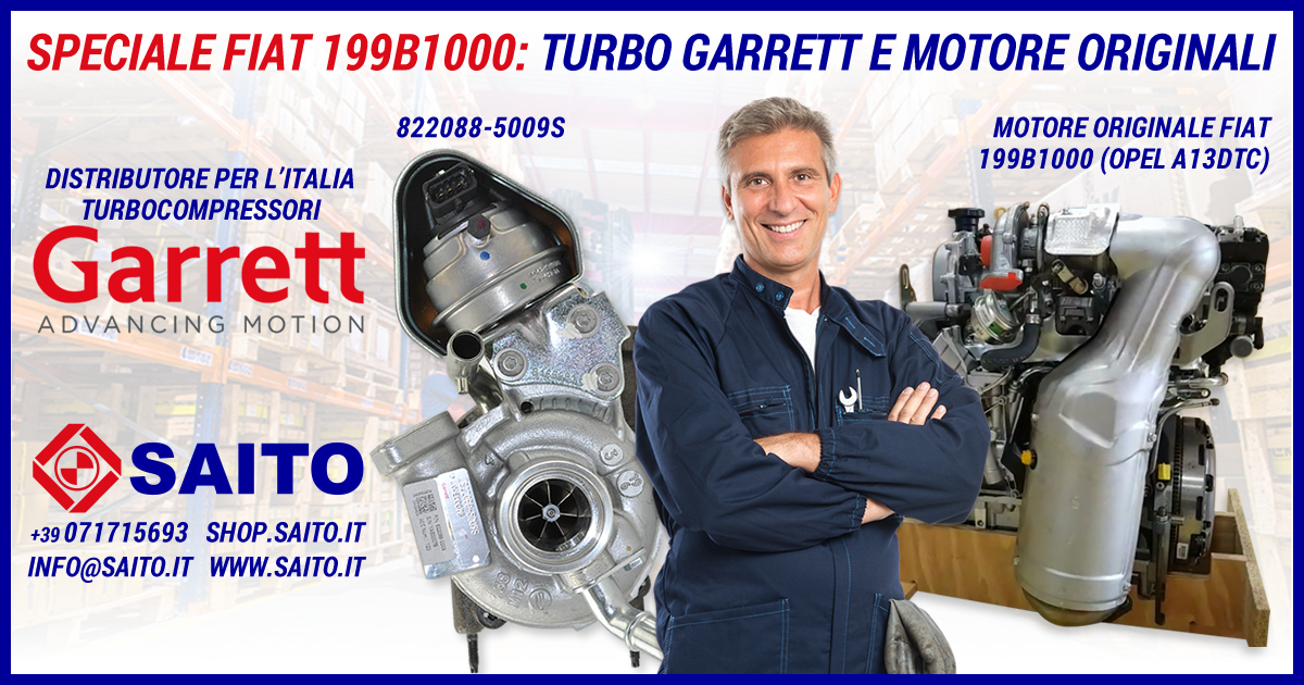 Speciale Fiat 199B1000 – Turbo Garrett e Motore Originali | SAITO