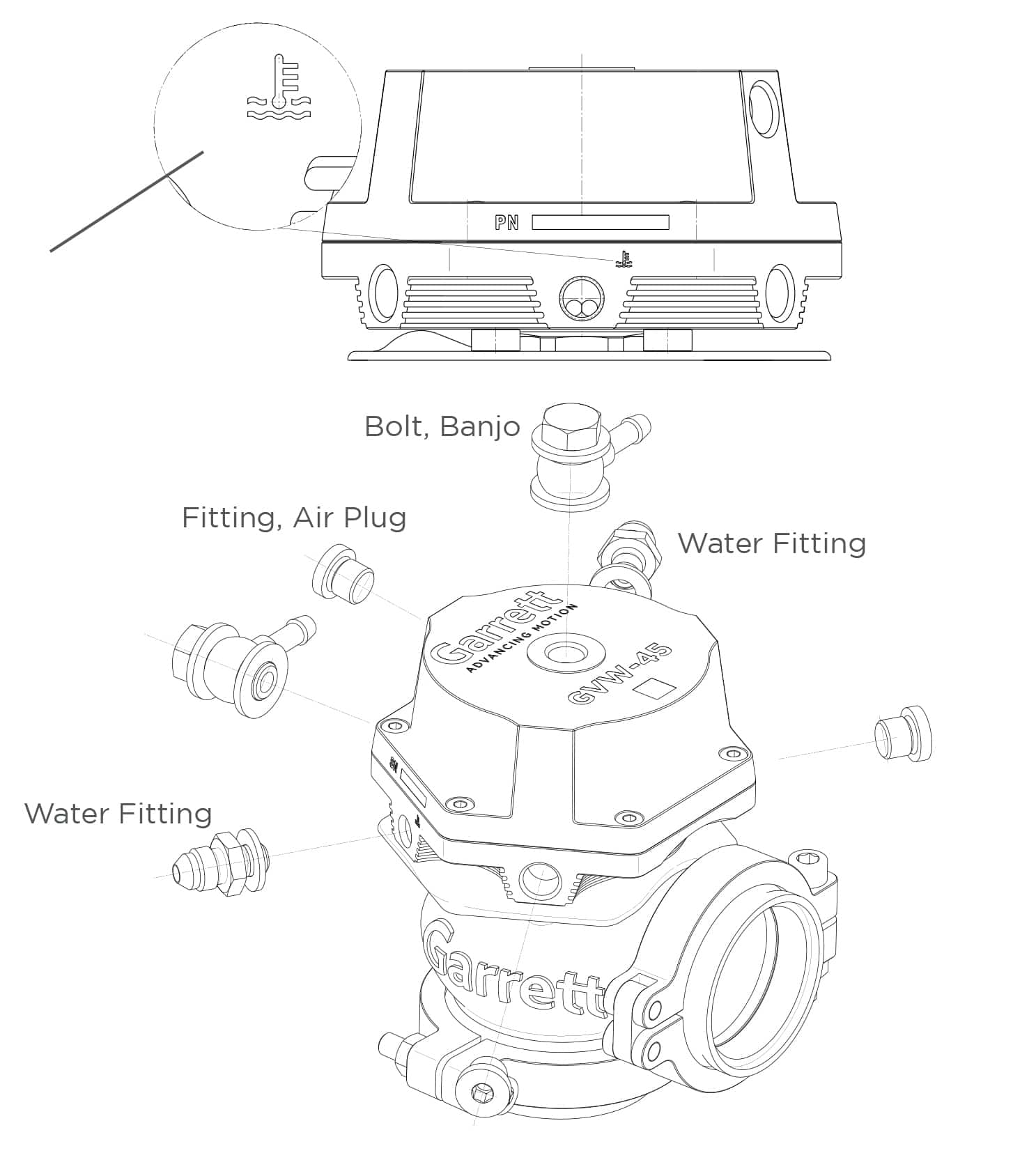 Valvole Esterne Wastegate Raccordi Porta Sfiato | SAITO