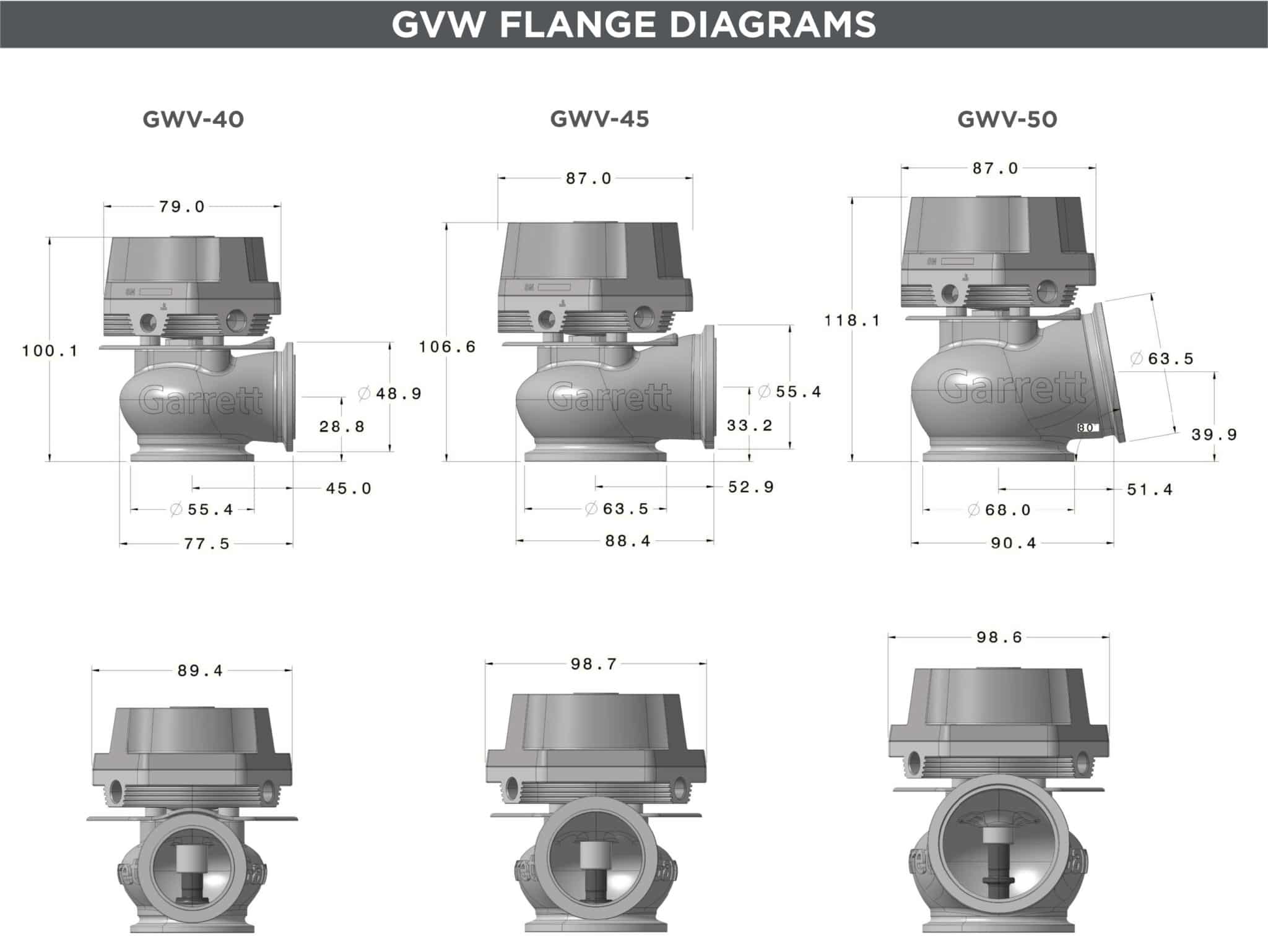 Valvole Esterne Wastegate Specifiche Flange | SAITO Valvole Esterne Wastegate Specifiche Flange | SAITO