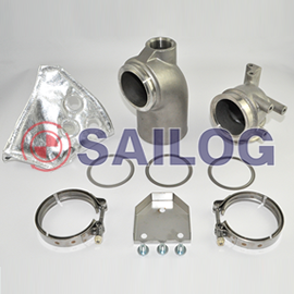 Yanmar 4 Cylinders Marine Exhaust Kit 119175-13201 119175-13200 | SAITO