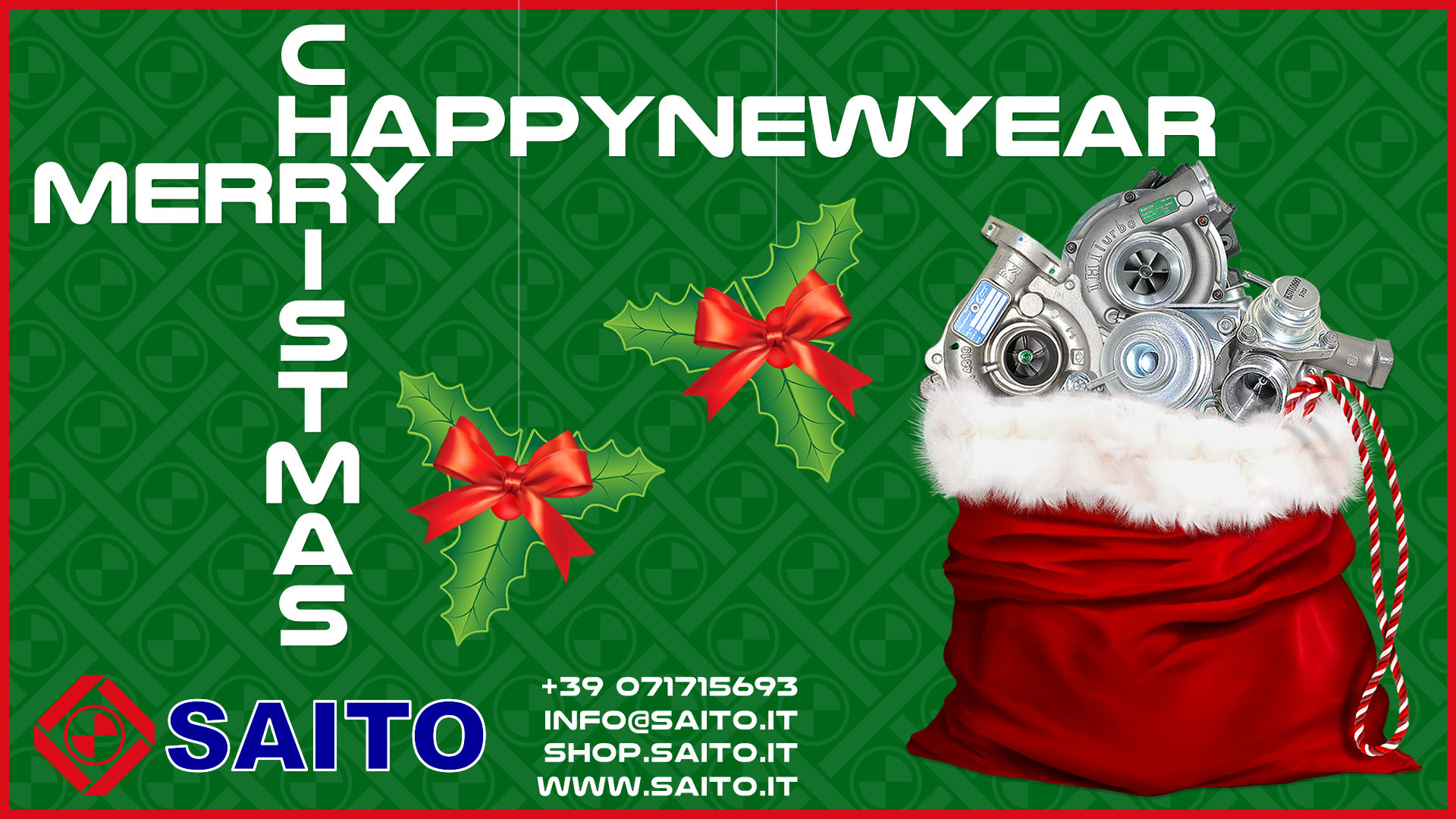 Merry Christmas and Happy New Year | SAITO