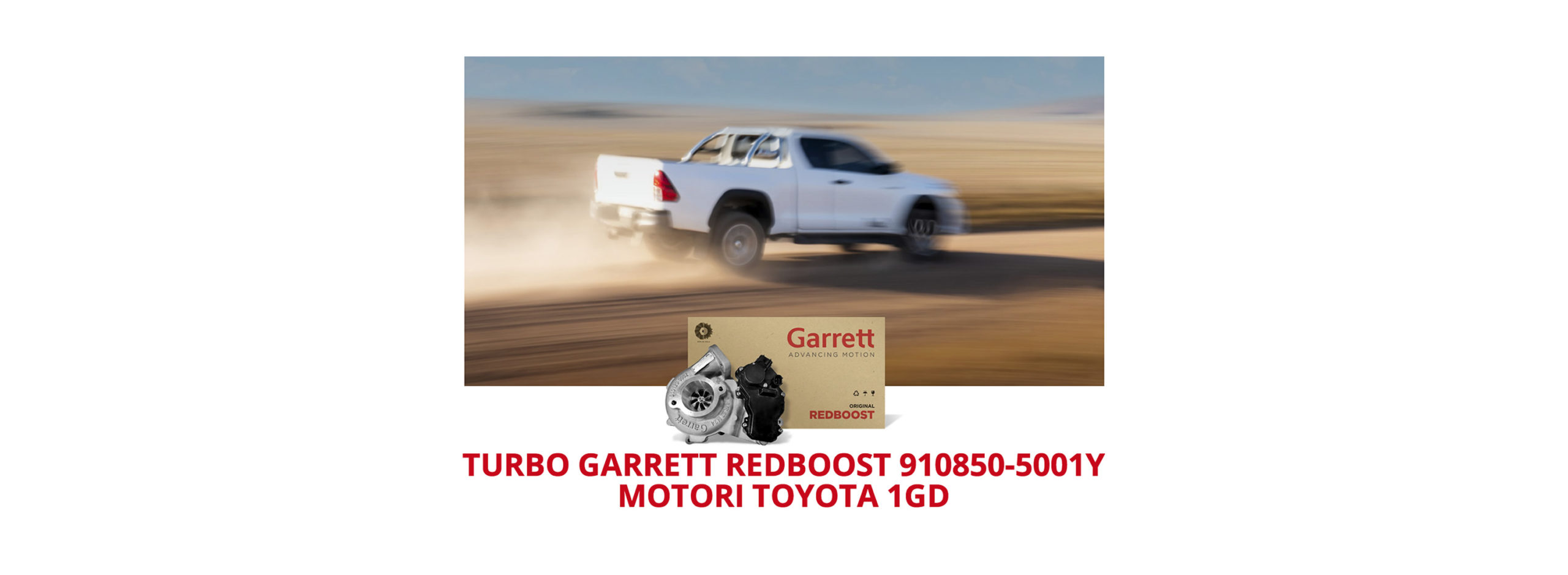 Turbo Garrett Redboost 910850-5001Y per motori Toyota 1GD