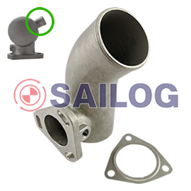Yanmar 4 Cylinders Marine Exhaust Riser 129673-13551 129673-13552 | SAITO