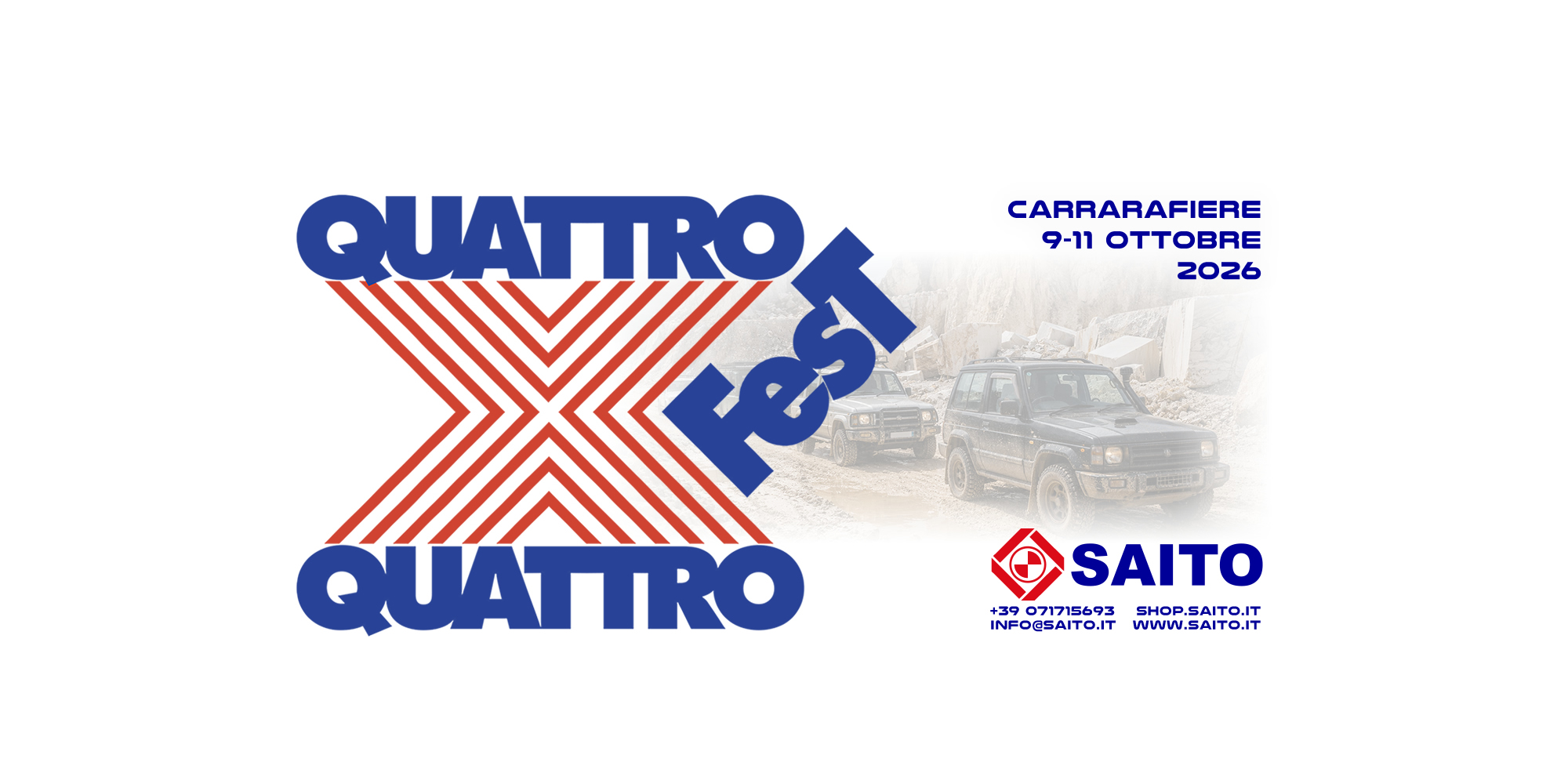 Partecipazione al Carrara 4x4 Fest 2026 - Slide | SAITO