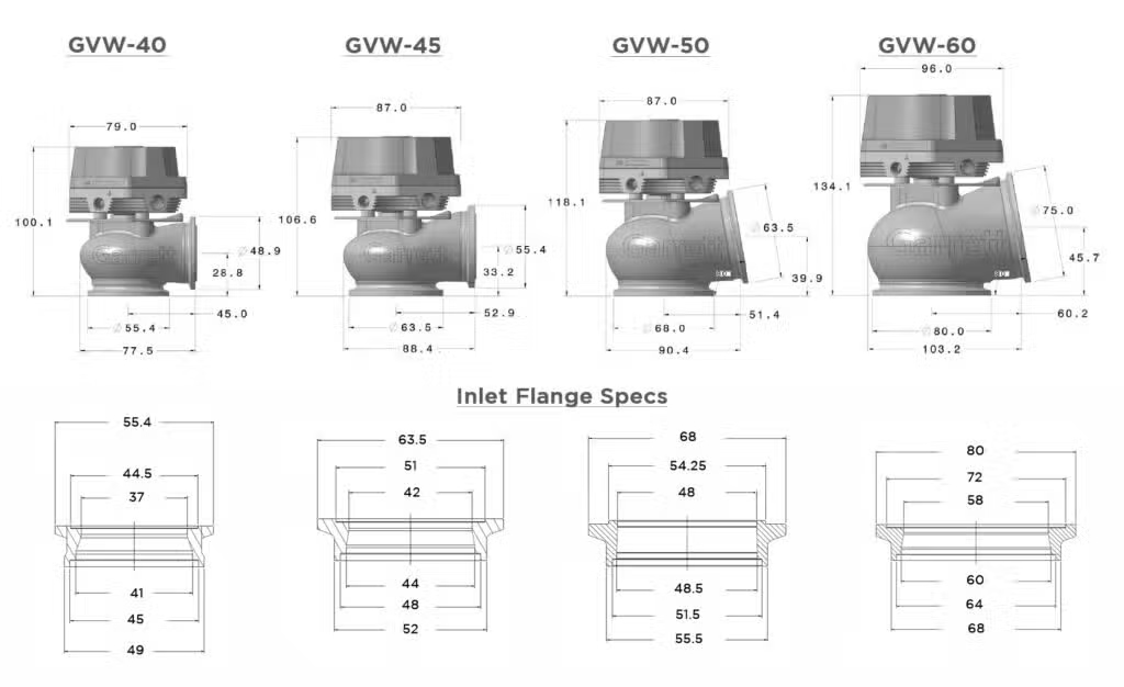 saito-garrett-performance-wastegate-esterne-specifiche-flange Valvole Esterne Wastegate Specifiche Flange | SAITO